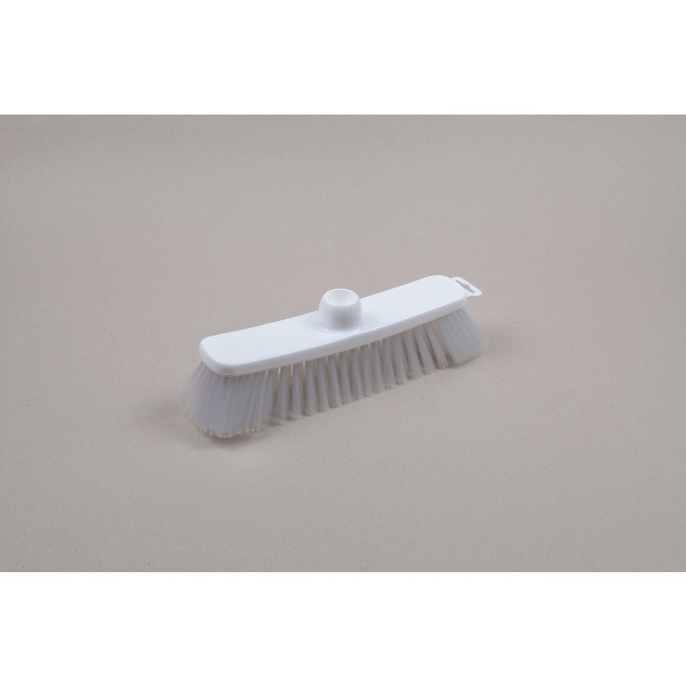 Product afbeelding: Hygiënebezem, kunststof, Duitse schroefdraad, polyester borstelharen 0,25, zacht, 280 mm, transparant
