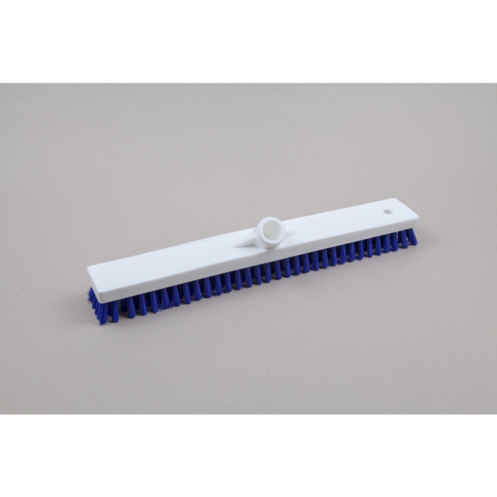 Product afbeelding: Hygiënische schrobber / wisser, kunststof, Duitse draad, polyester borstelharen 0,50, hard, 450 mm, blauw