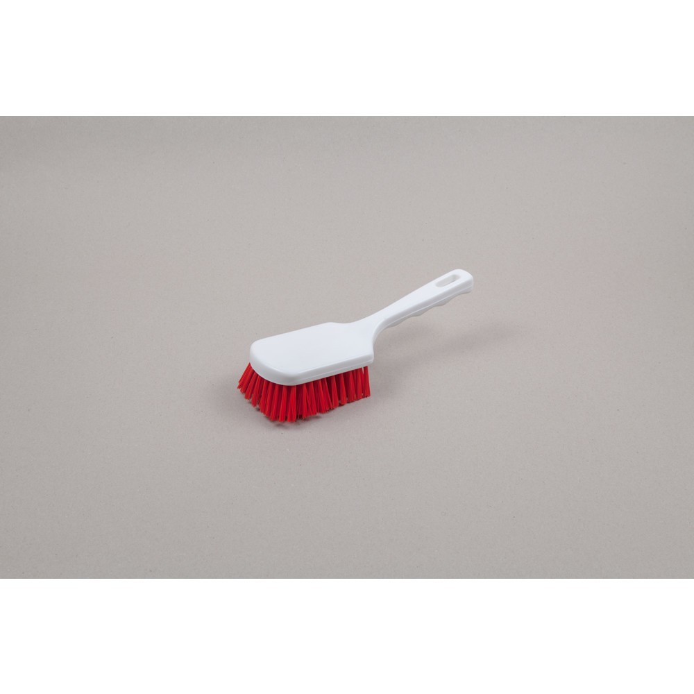 Productafbeelding nr. 1: Hygiënische steelborstel, kunststof, polyester borstelharen 0,50, hard, 240 mm, rood