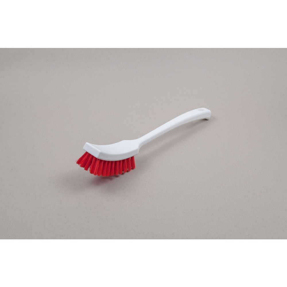 Product afbeelding: Hygiëneborstel, kunststof, polyester borstelharen 0,50, hard, 410 mm, rood