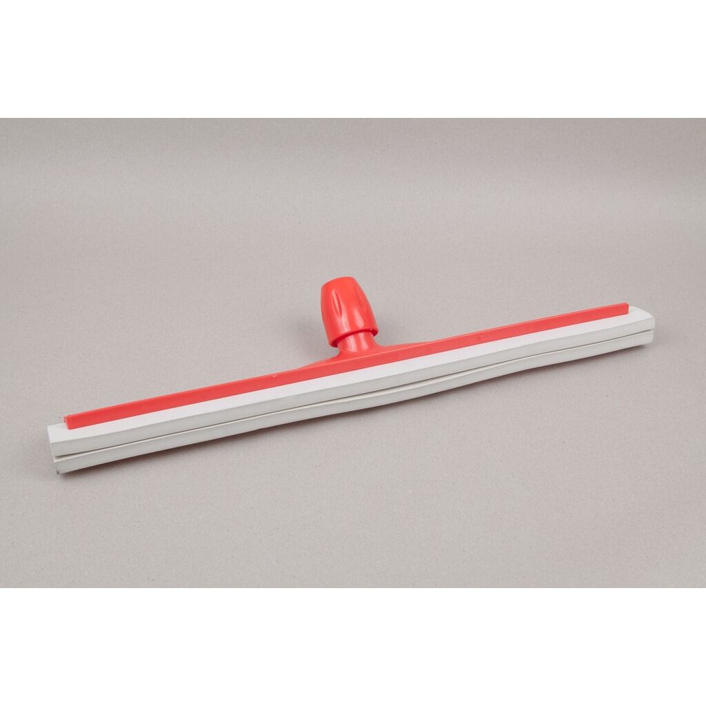 Hygiënevloertrekker, kunststof, 550 mm, rood Product afbeelding: Hygiënevloertrekker, kunststof, 550 mm, rood