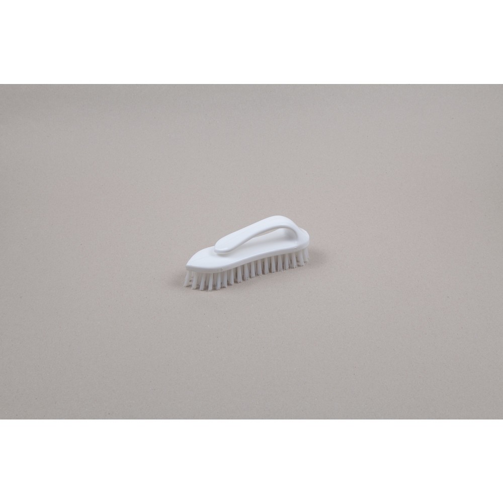 Product afbeelding: Hygiënische wasborstel met beugel, kunststof, polyester borstelharen 0,50, hard, transparant
