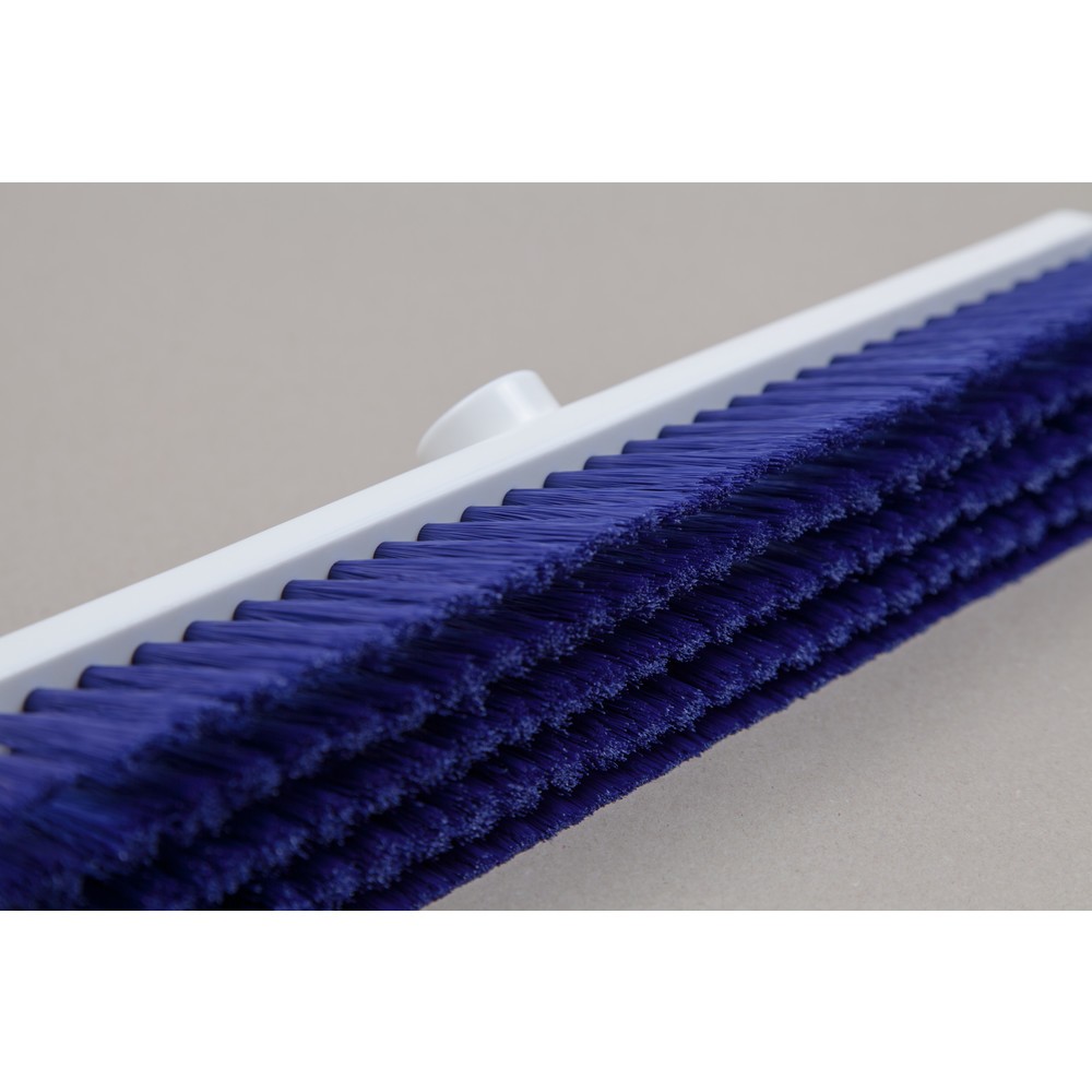 Productafbeelding nr. 2: Hygiënische zaalbezem, kunststof, Duitse draad, polyester borstelharen 0,25, zacht, 450 mm, blauw