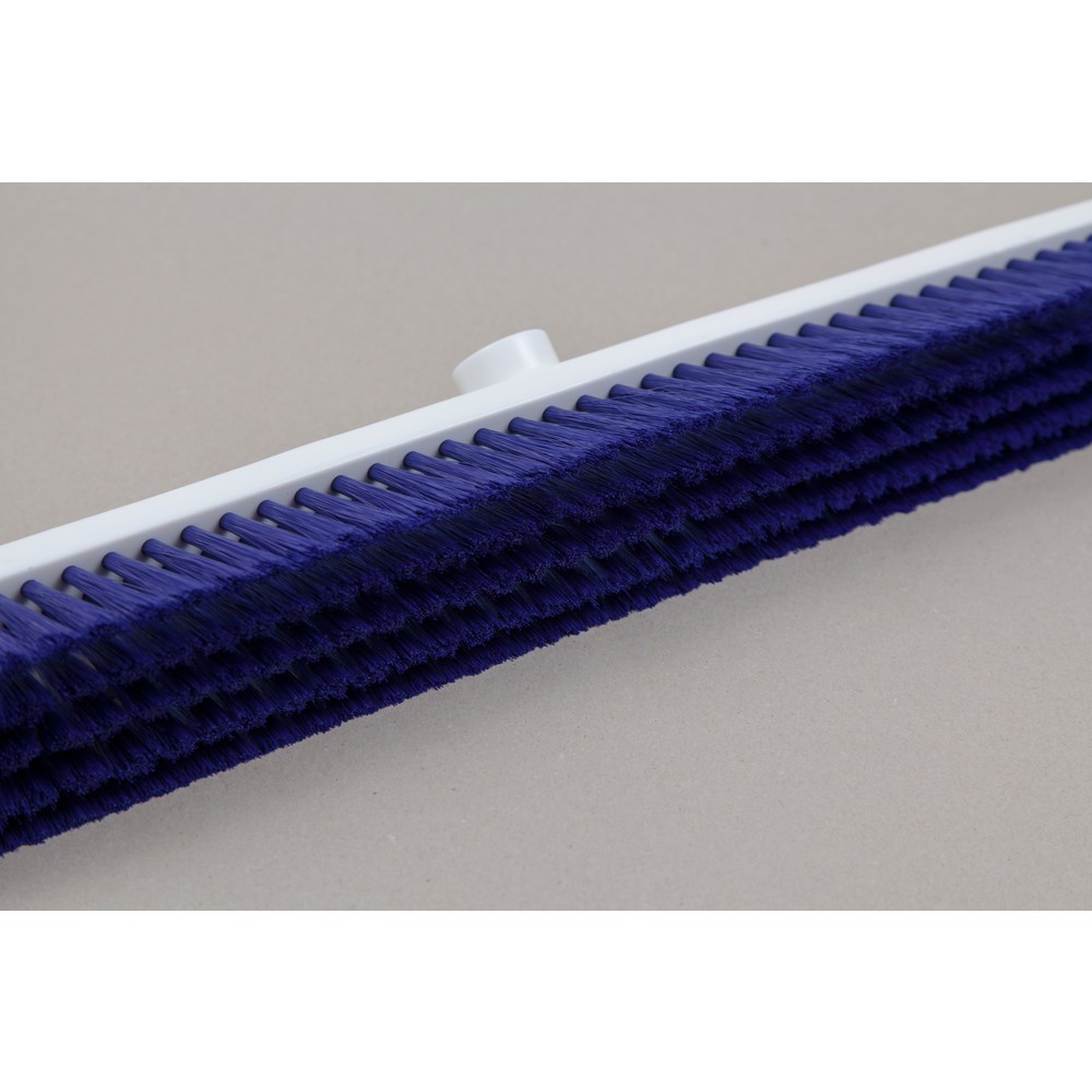 Productafbeelding nr. 2: Hygiënische zaalbezem, kunststof, Duitse draad, polyester borstelharen 0,25, zacht, 600 mm, blauw