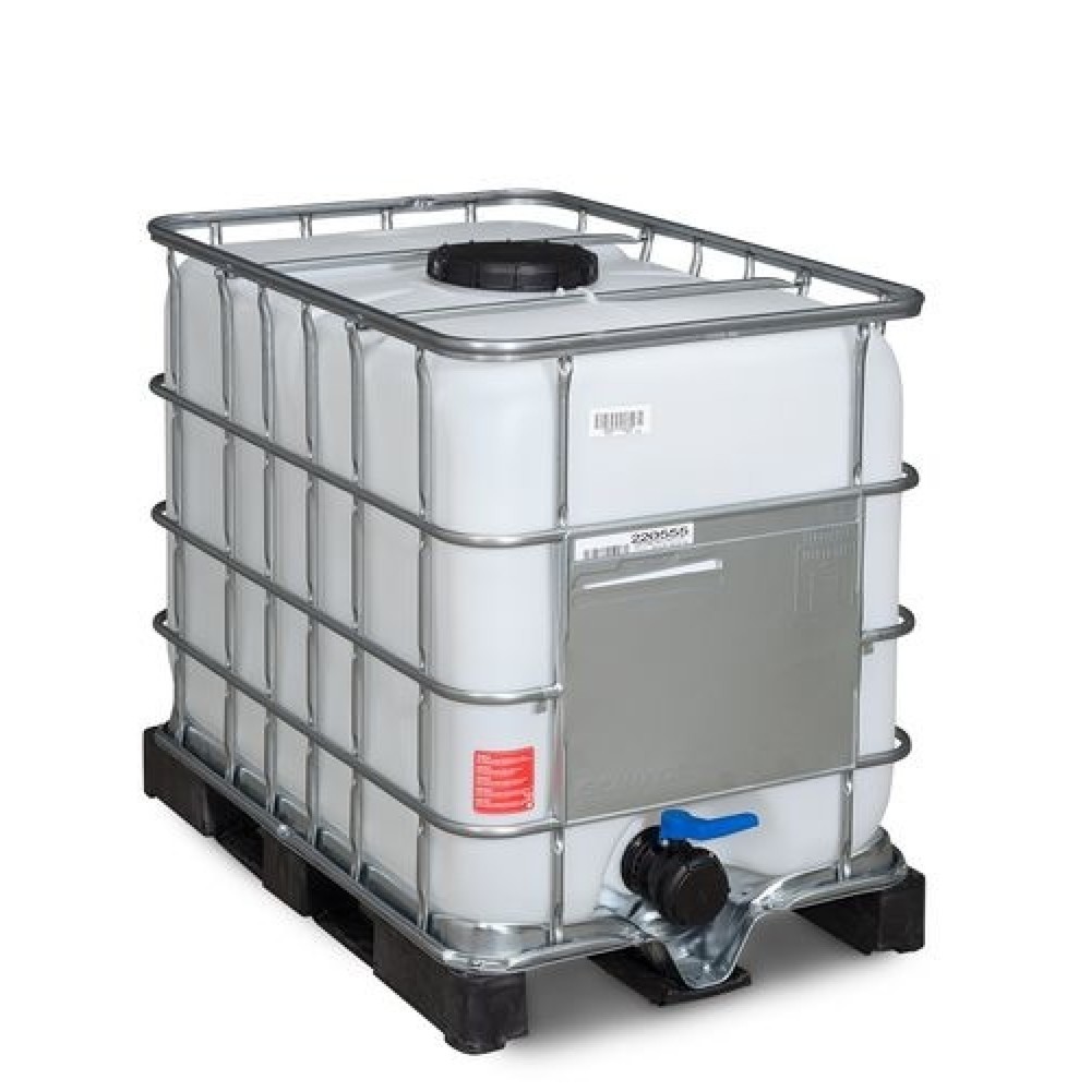 Product afbeelding: IBC, pallet van PE, 600 liter, opening NW225, uitloop NW80