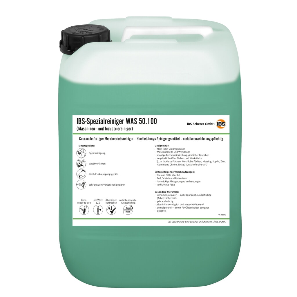 Product afbeelding: IBS industriële reiniger WAS 50.100, 20 l