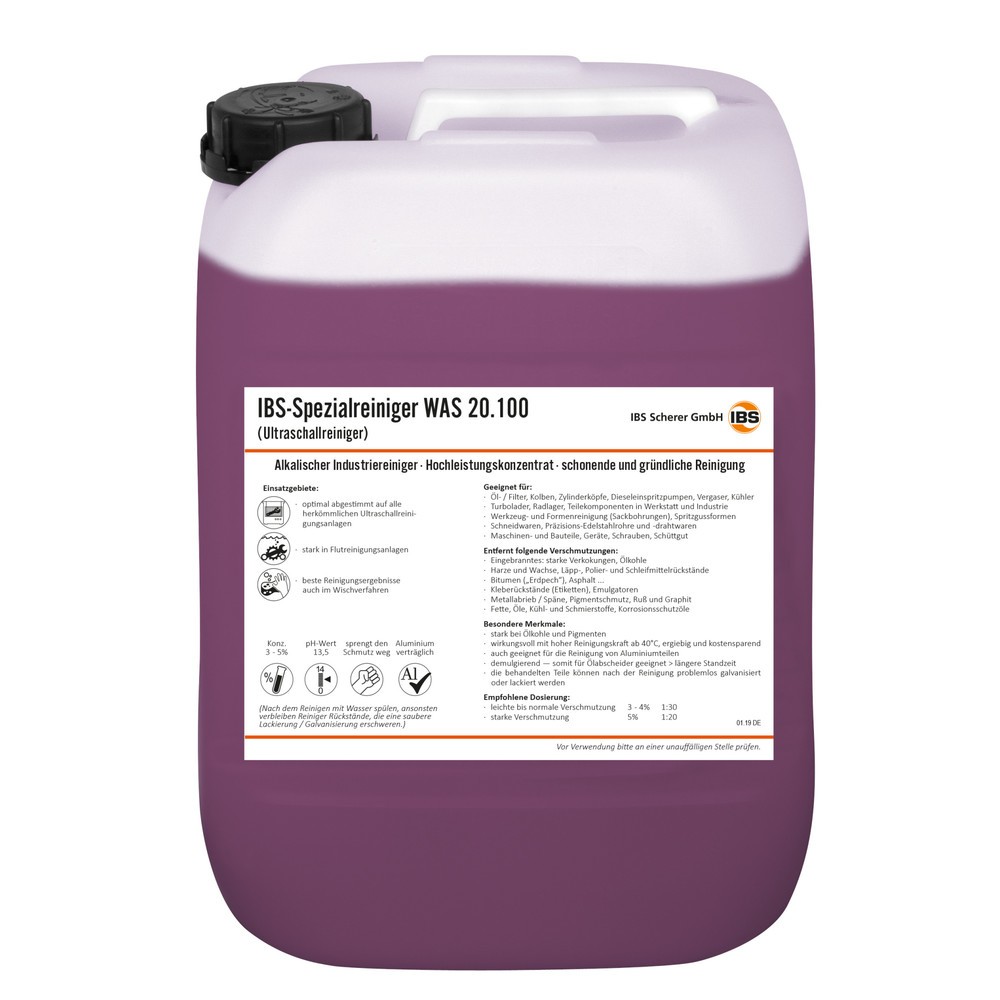 Product afbeelding: IBS ultrasoonreiniger WAS 20.100, 20 l