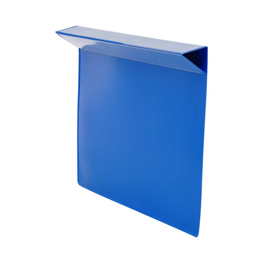 Productafbeelding nr. 2: Identificatiezakje voor opzetframe, 100 stuks per verpakkingseenheid, DIN A5, opening opzij, blauw