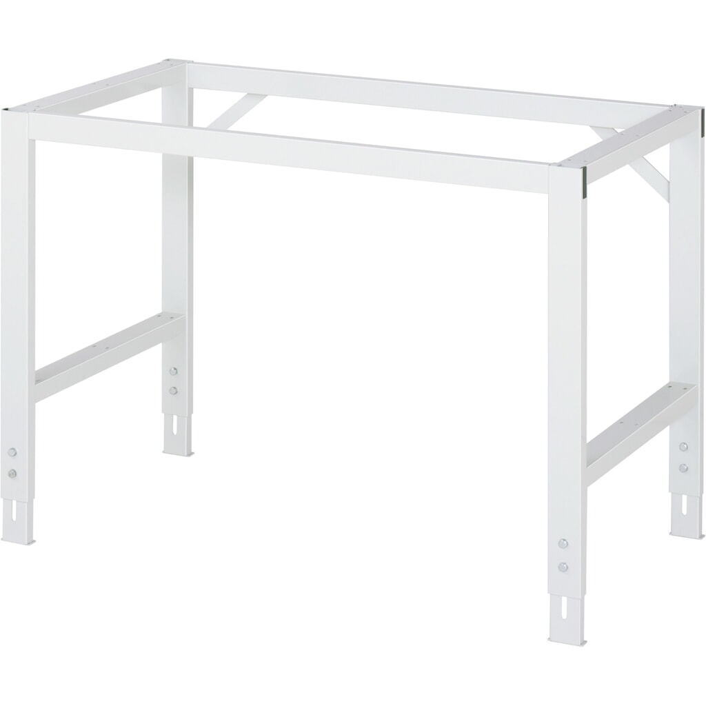 Productafbeelding nr. 3: RAU in hoogte verstelbare werktafel serie TOM, h x b x d 760-1.080 x 1.250 x 1.000 mm, werkblad met bekleding van roestvrijstalen plaat
