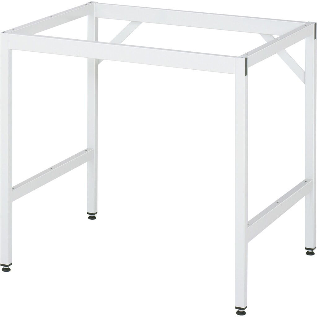 In hoogte verstelbare werktafel RAU serie JERRY, hxbxd 800-850 x 1.000 x 1.000 mm, werkblad van roestvrijstalen plaat Productafbeelding nr. 3: In hoogte verstelbare werktafel RAU serie JERRY, hxbxd 800-850 x 1.000 x 1.000 mm, werkblad van roestvrijstalen plaat