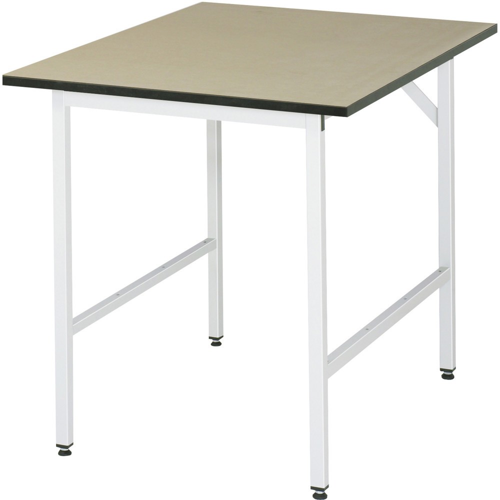 Productafbeelding nr. 1: In hoogte verstelbare werktafel RAU serie JERRY, hxbxd 800-850 x 750 x 1.000 mm, mdf werkblad