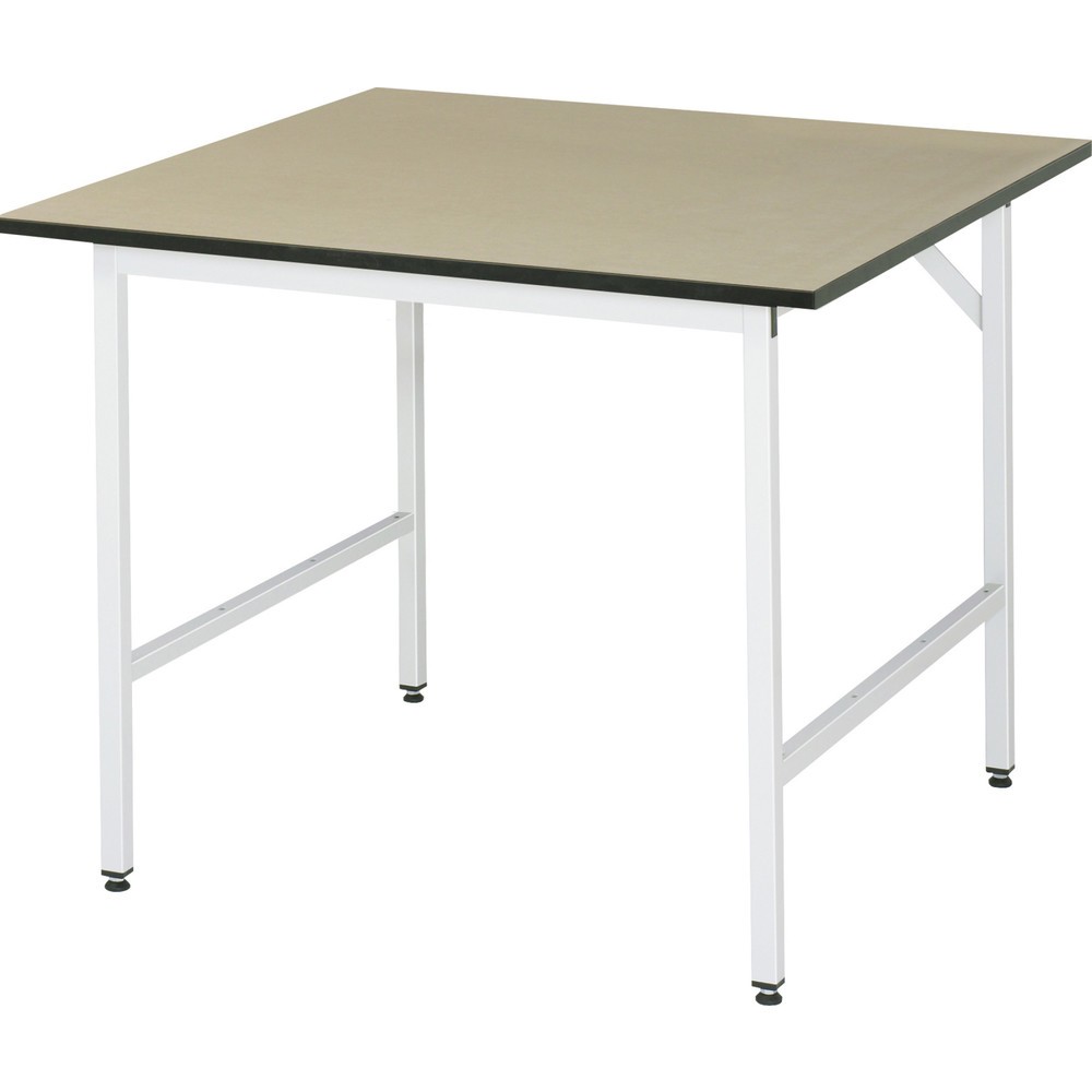Product afbeelding: In hoogte verstelbare werktafel RAU serie JERRY, hxbxd 800-850 x 1.000 x 1.000 mm, mdf werkblad