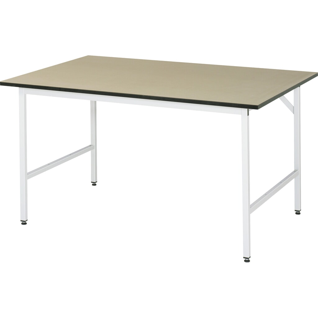 Product afbeelding: In hoogte verstelbare werktafel RAU serie JERRY, hxbxd 800-850 x 1.500 x 1.000 mm, mdf werkblad