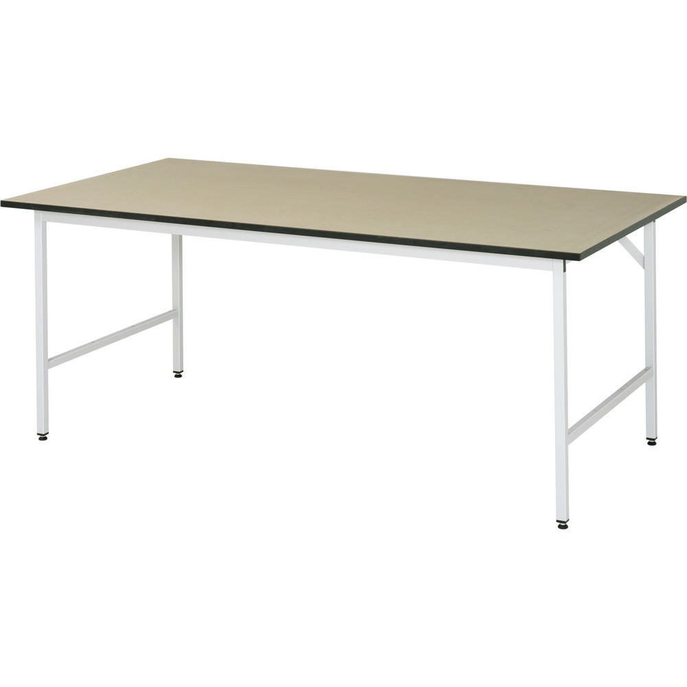 Product afbeelding: In hoogte verstelbare werktafel RAU serie JERRY, hxbxd 800-850 x 2.500 x 1.000 mm, mdf werkblad