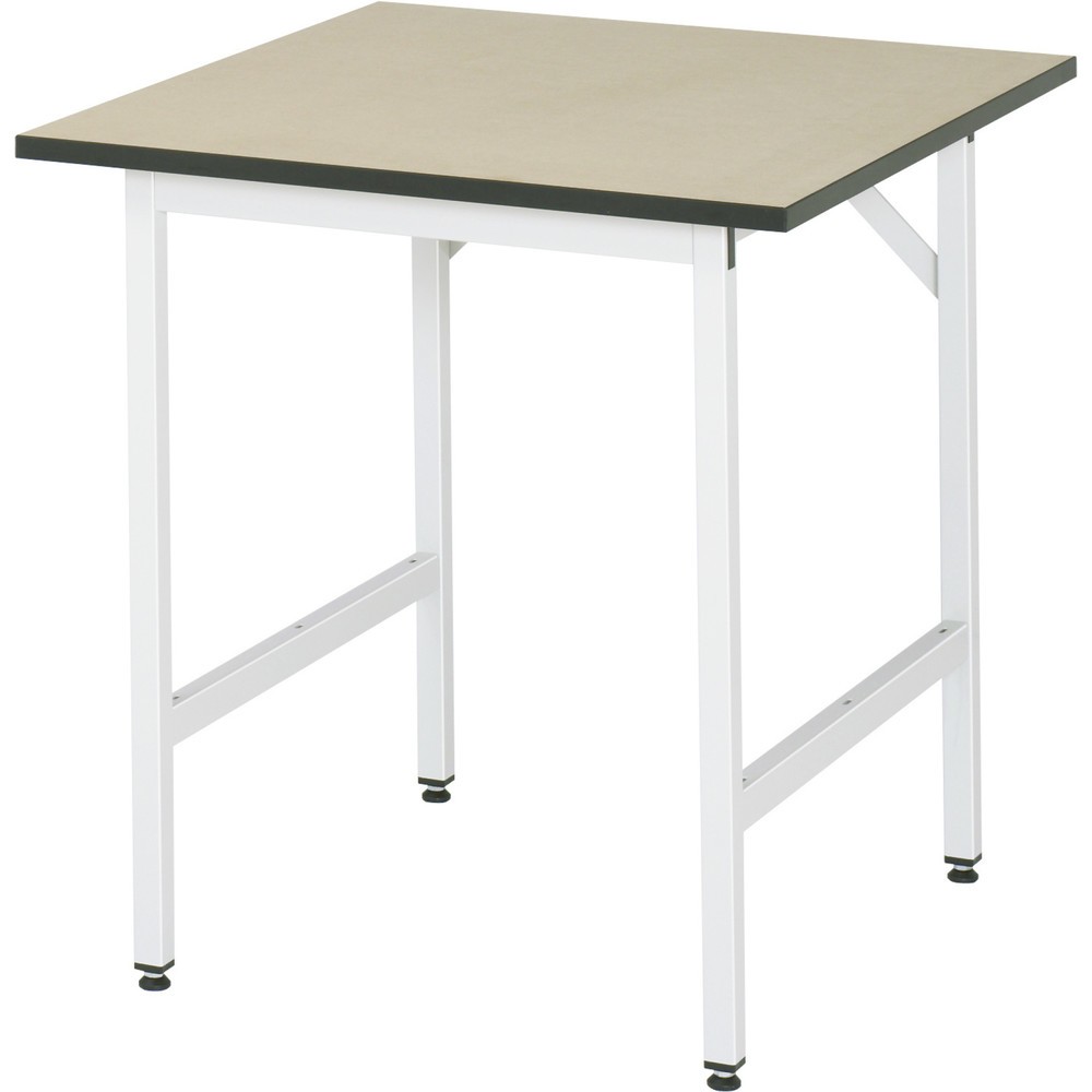 Productafbeelding nr. 1: In hoogte verstelbare werktafel RAU serie JERRY, hxbxd 800-850 x 750 x 800 mm, mdf werkblad