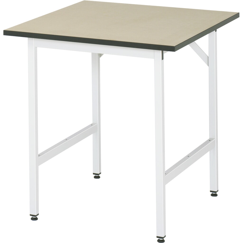 Product afbeelding: In hoogte verstelbare werktafel RAU serie JERRY, hxbxd 800-850 x 750 x 800 mm, mdf werkblad