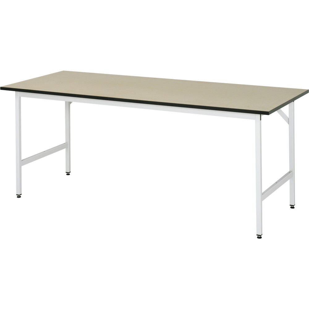 Productafbeelding nr. 1: In hoogte verstelbare werktafel RAU serie JERRY, hxbxd 800-850 x 2.500 x 800 mm, mdf werkblad