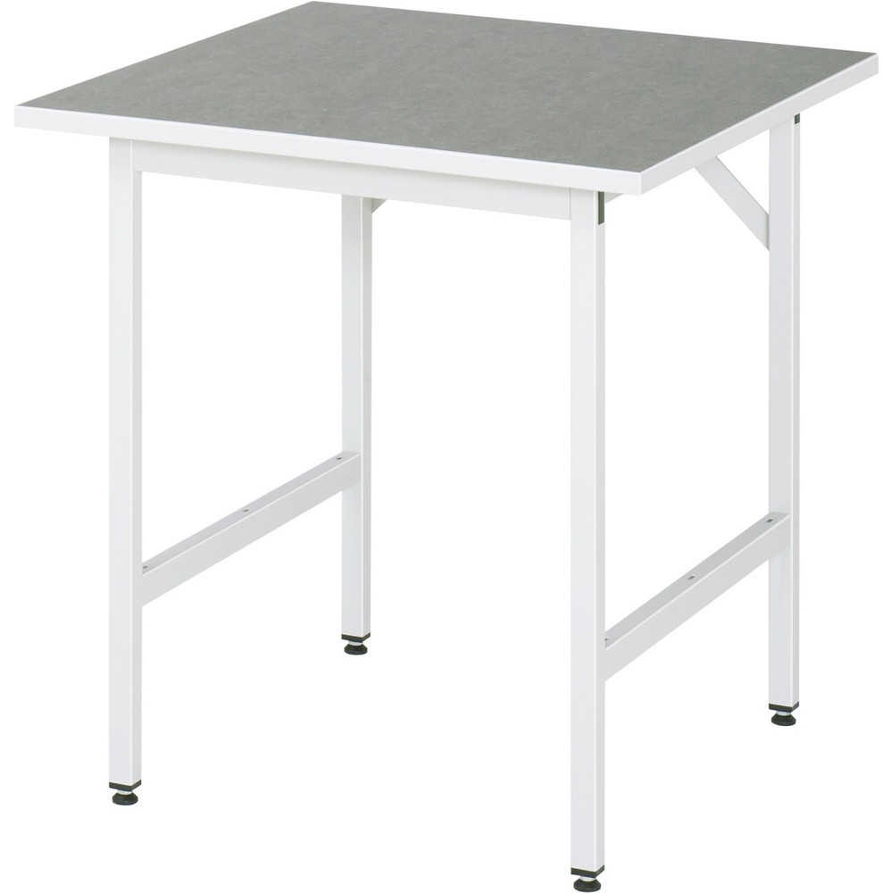 Product afbeelding: In hoogte verstelbare werktafel RAU serie JERRY, hxbxd 800-850 x 750 x 800 mm, werkblad met Universal-/linoleumlaag