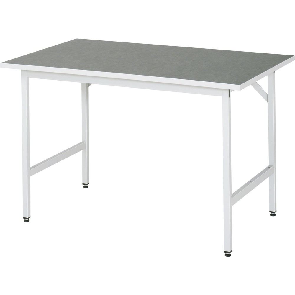 Productafbeelding nr. 1: In hoogte verstelbare werktafel RAU serie JERRY, hxbxd 800-850 x 1.250 x 800 mm, werkblad met Universal-/linoleumlaag