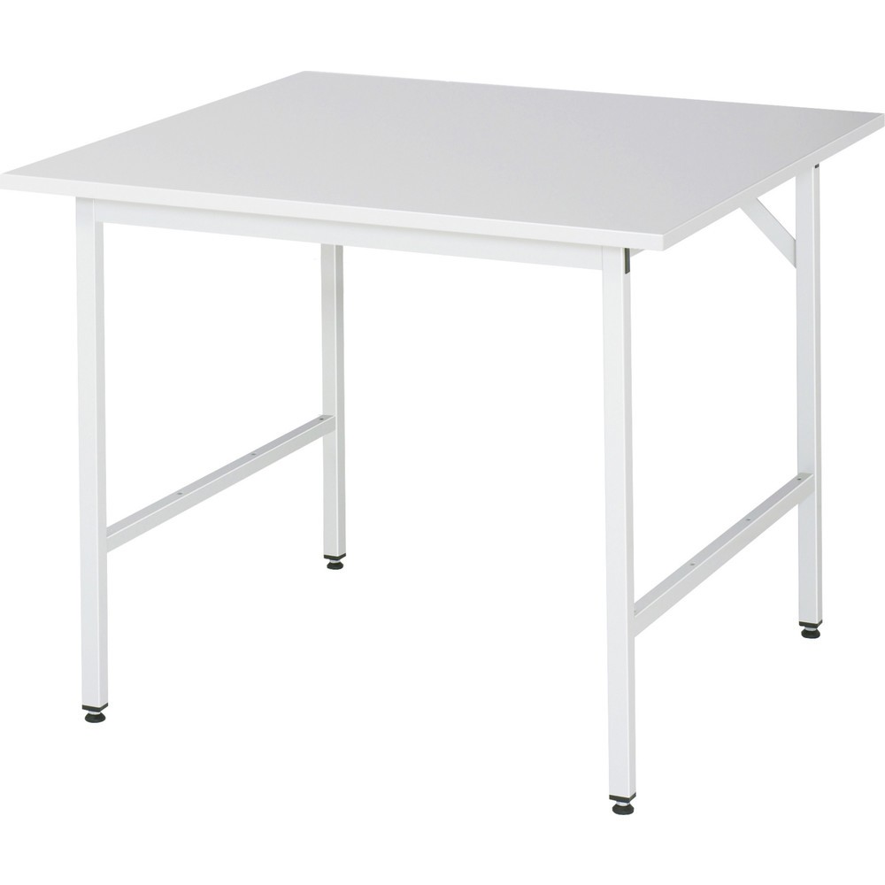 Product afbeelding: In hoogte verstelbare werktafel RAU serie JERRY, hxbxd 800-850 x 1.000 x 1.000 mm, werkblad met EGB-melaminelaag