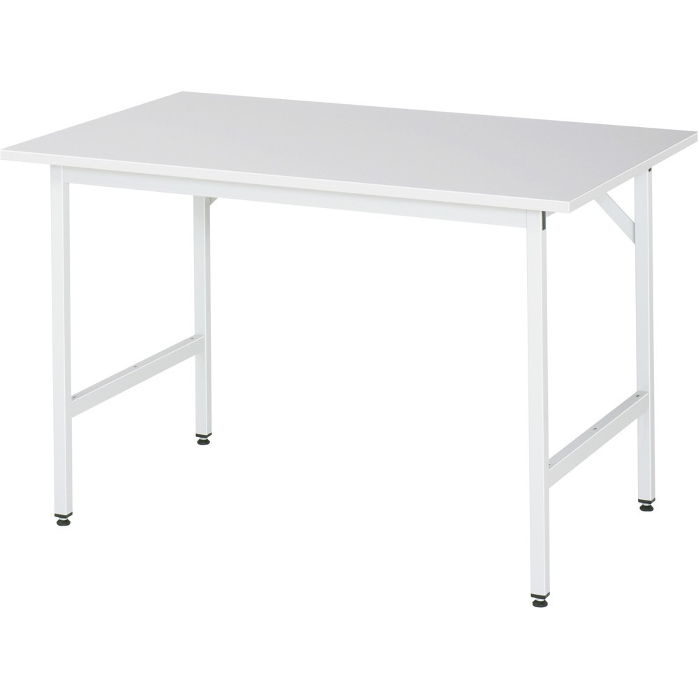 Product afbeelding: In hoogte verstelbare werktafel RAU serie JERRY, hxbxd 800-850 x 1.250 x 800 mm, werkblad met EGB-melaminelaag