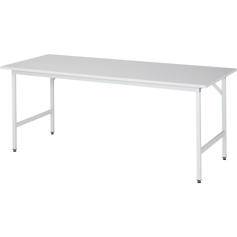 Product afbeelding: In hoogte verstelbare werktafel RAU serie JERRY, hxbxd 800-850 x 2.500 x 800 mm, werkblad met melaminelaag