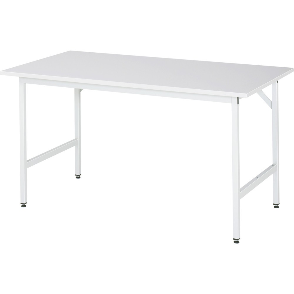 Product afbeelding: In hoogte verstelbare werktafel RAU serie JERRY, hxbxd 800-850 x 1.500 x 800 mm, werkblad met EGB-melaminelaag