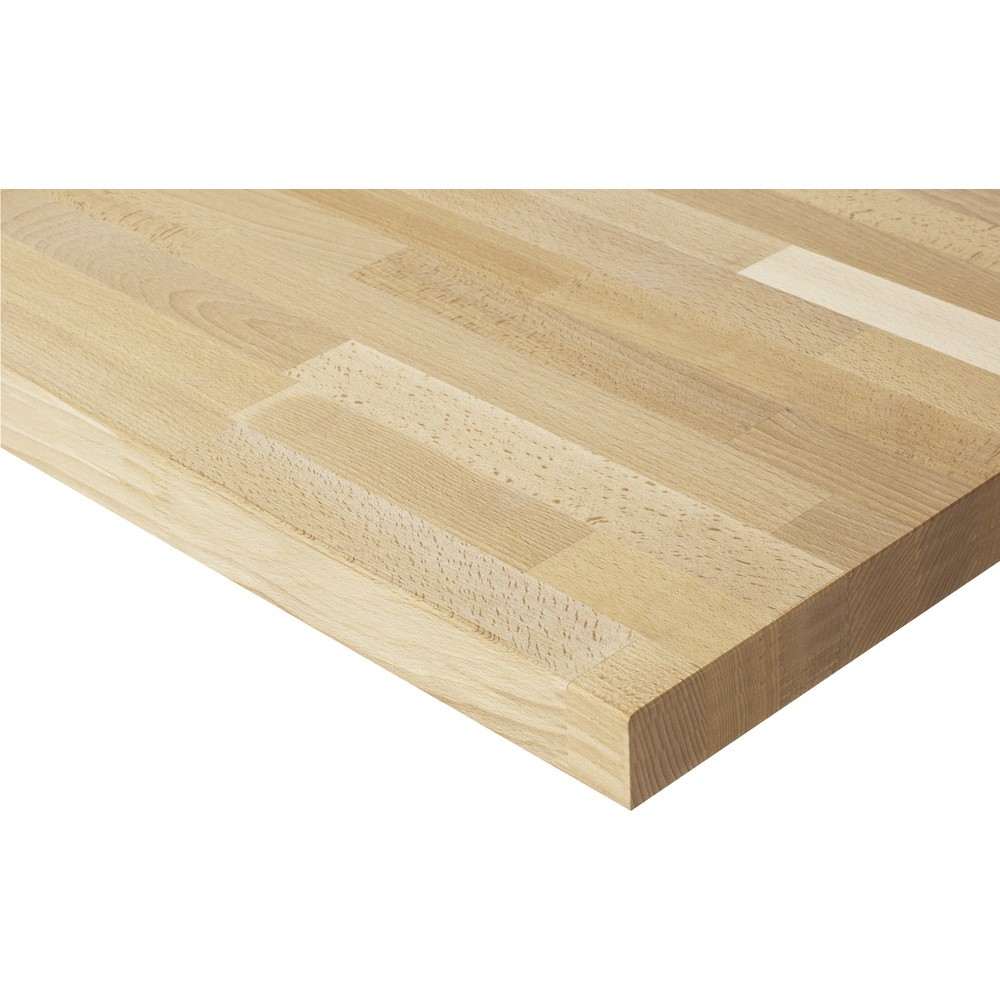Productafbeelding nr. 2: Werkplaatsset RAU TOM 2-delig, met werktafel, hxbxd 760-1.080 x 1.000 x 800 mm, massief beuken werkblad, excl. rolcontainer met 2 lades, hxbxd 690 x 480 x 600 mm