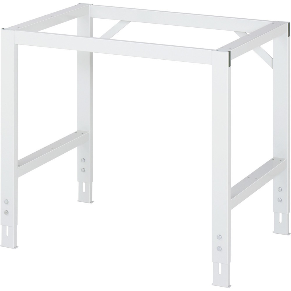 Productafbeelding nr. 2: In hoogte verstelbare, mobiele werktafel RAU serie TOM met legbord diepte 795 mm, hoogte 910-1.230 mm, bxd 1.000 x 1.000 mm, werkblad met melaminelaag