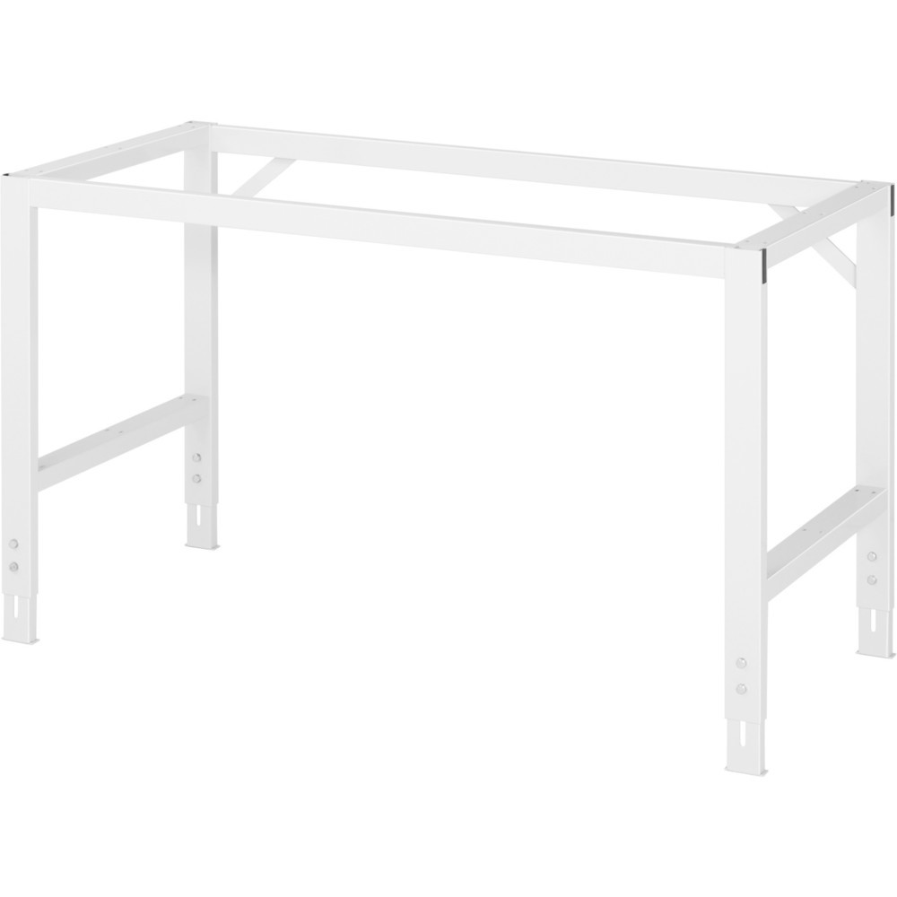 Productafbeelding nr. 2: In hoogte verstelbare, mobiele werktafel RAU serie TOM met legbord diepte 795 mm, hoogte 910-1.230 mm, bxd 1.500 x 1.000 mm, werkblad met melaminelaag