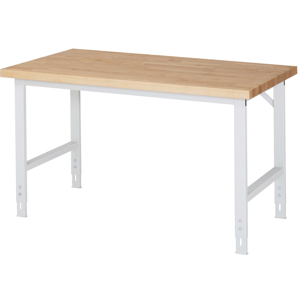 In hoogte verstelbare werktafel RAU serie TOM, hxbxd 780-1.100 x 1.500 x 700 mm, beuken fineer Product afbeelding: In hoogte verstelbare werktafel RAU serie TOM, hxbxd 780-1.100 x 1.500 x 700 mm, beuken fineer