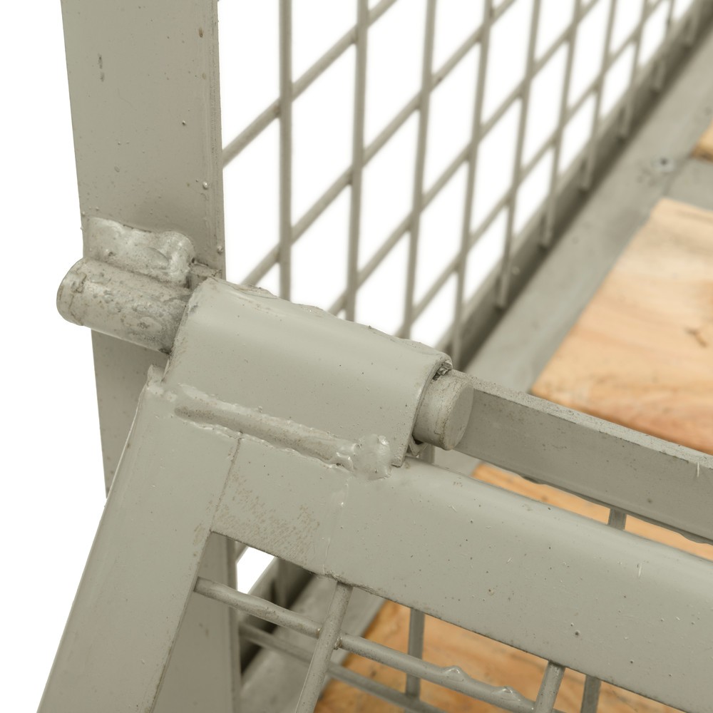 Productafbeelding nr. 4: Industriële gitterbox, half neerklapbare lengtewand, hoogte 570 mm