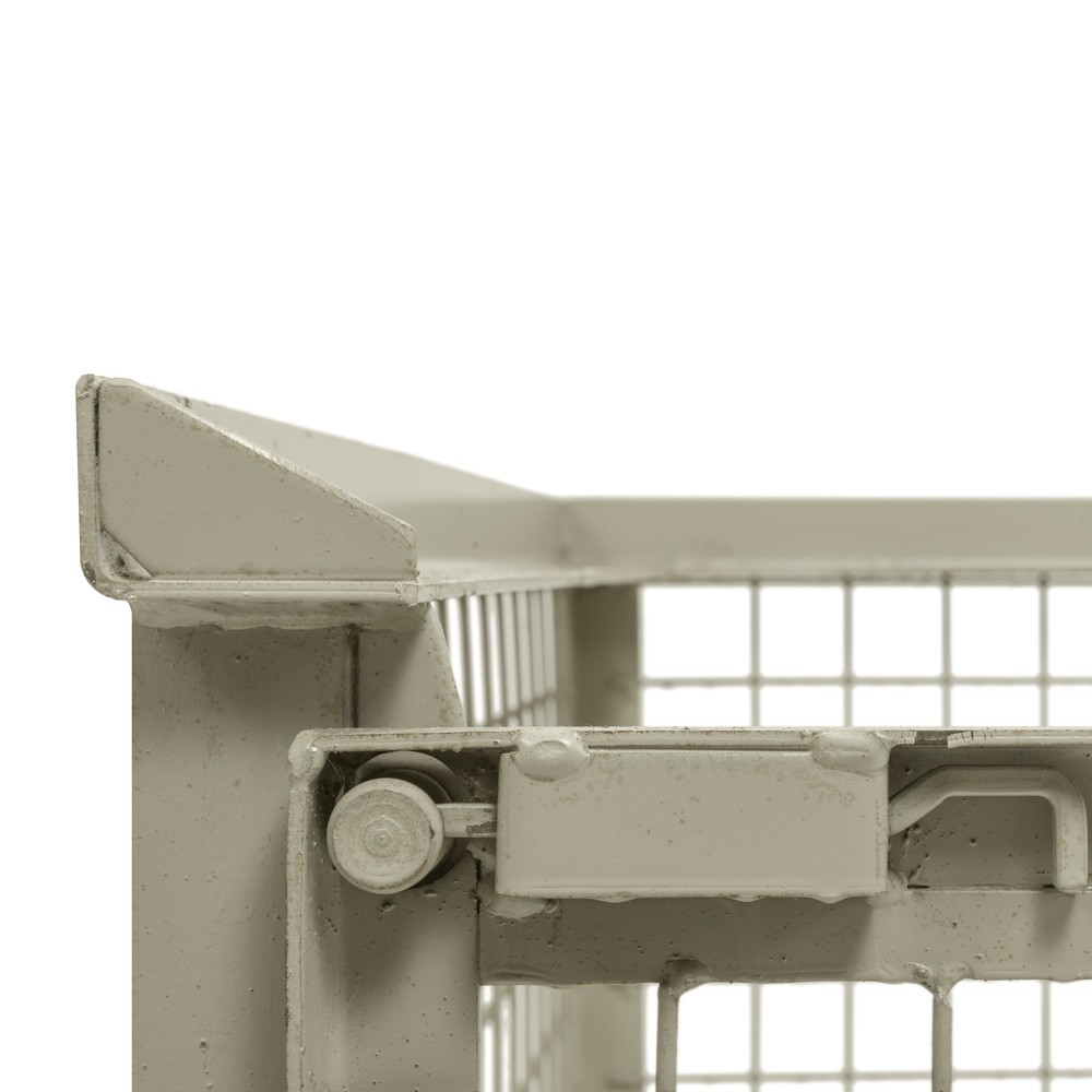 Productafbeelding nr. 5: Industriële gitterbox, half neerklapbare lengtewand, hoogte 570 mm
