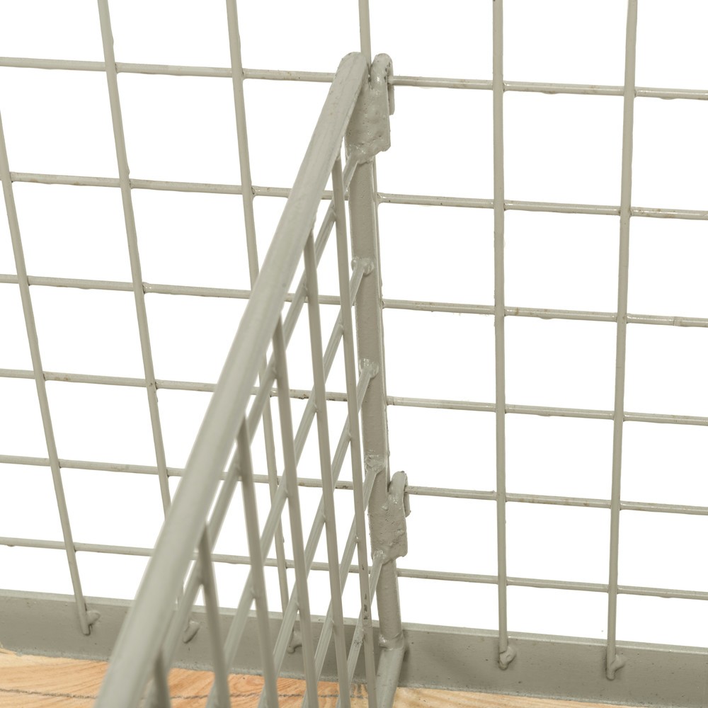 Productafbeelding nr. 6: Industriële gitterbox, half neerklapbare lengtewand, hoogte 570 mm