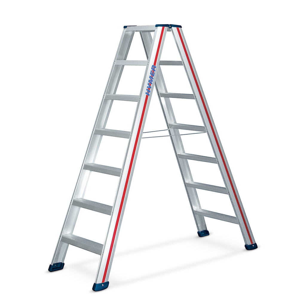 Product afbeelding: Industriële trapladder HYMER Premium, 2-zijdig, stahoogte 1,83 m