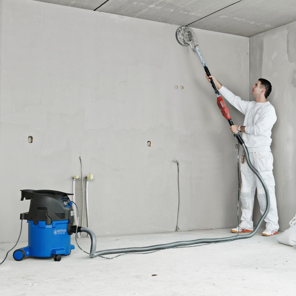 Productafbeelding nr. 3: Industriële nat-/droogstofzuiger Nilfisk® ATTIX 30-21 PC, 1.500 watt, 30 liter, incl. stopcontact met automatische inschakeling
