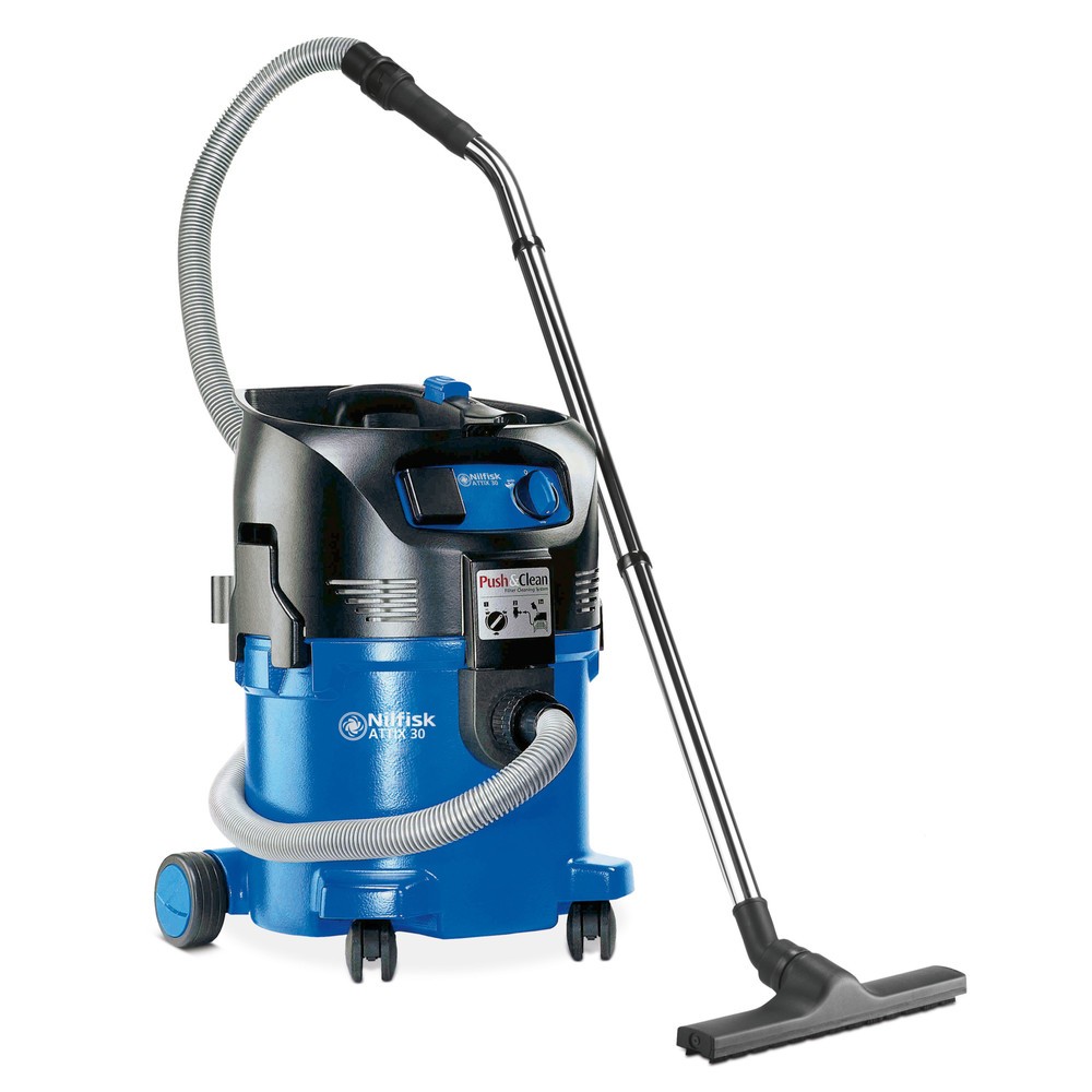 Product afbeelding: Industriële nat-/droogstofzuiger Nilfisk® ATTIX 30-21 PC, 1.500 watt, 30 liter, incl. stopcontact met automatische inschakeling