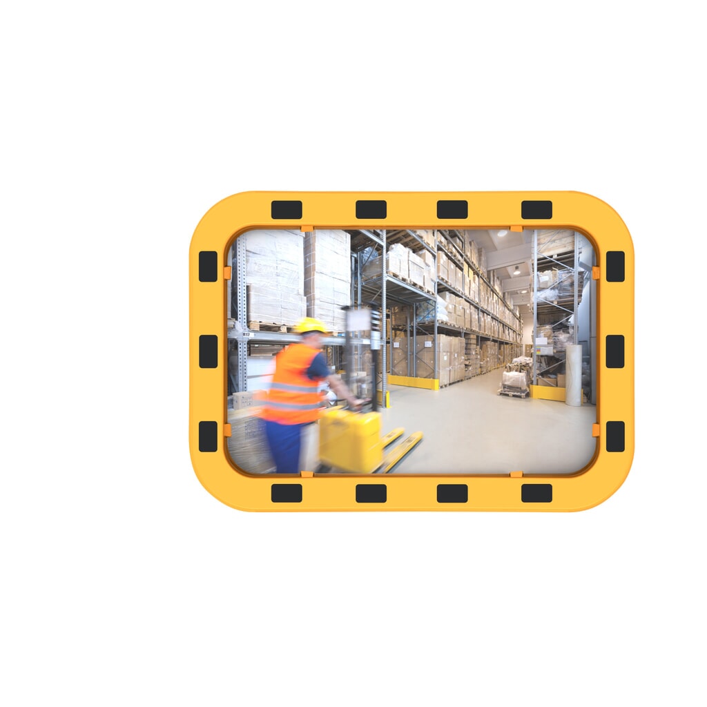 Industriële spiegel EUvex, b x h 600 x 400 mm Product afbeelding: Industriële spiegel EUvex, b x h 600 x 400 mm
