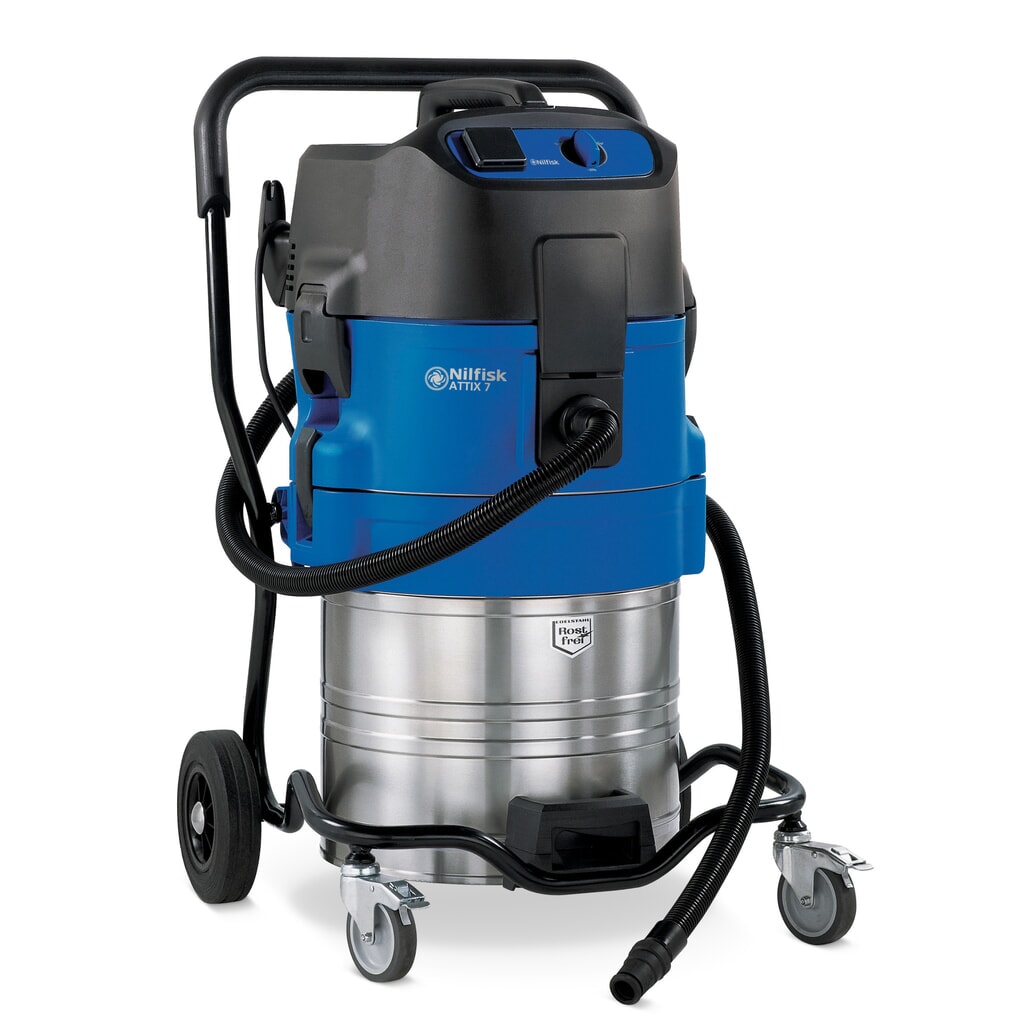 Industriële stofzuiger Nilfisk® ATTIX 751-21, nat + droog, 1.500 W, 70 l Product afbeelding: Industriële stofzuiger Nilfisk® ATTIX 751-21, nat + droog, 1.500 W, 70 l