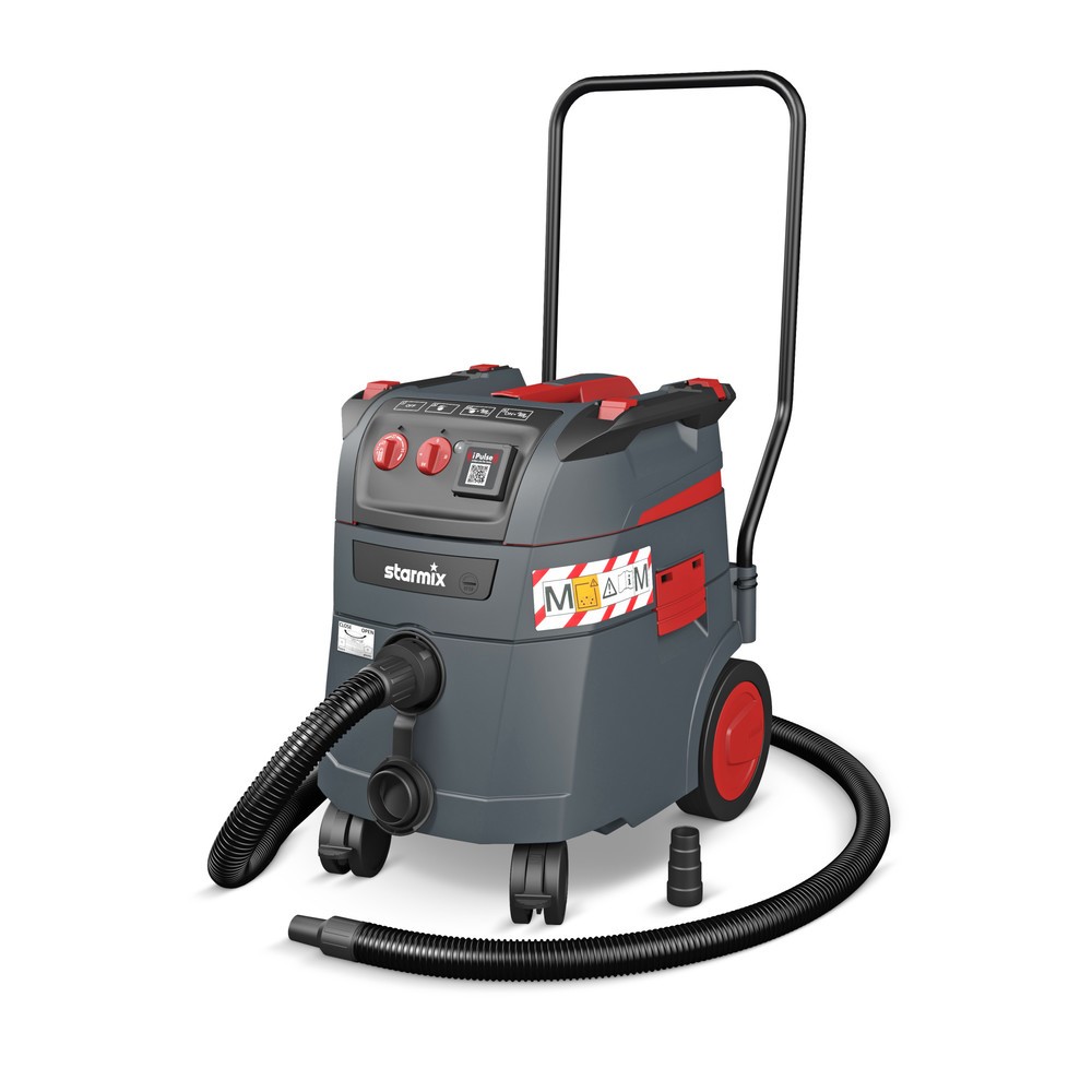 Product afbeelding: Industriële stofzuiger starmix iPulse, stofklasse M, kantelonderstel, 1.600 W, 35 l