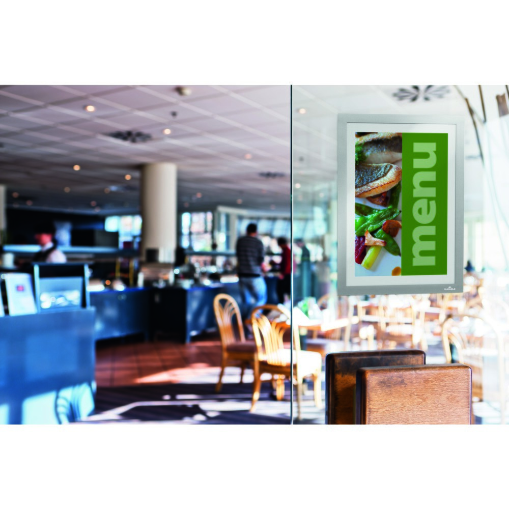 Productafbeelding nr. 8: Infoframe DURABLE DURAFRAME®, zelfklevend, DIN A4, metallisch zilver