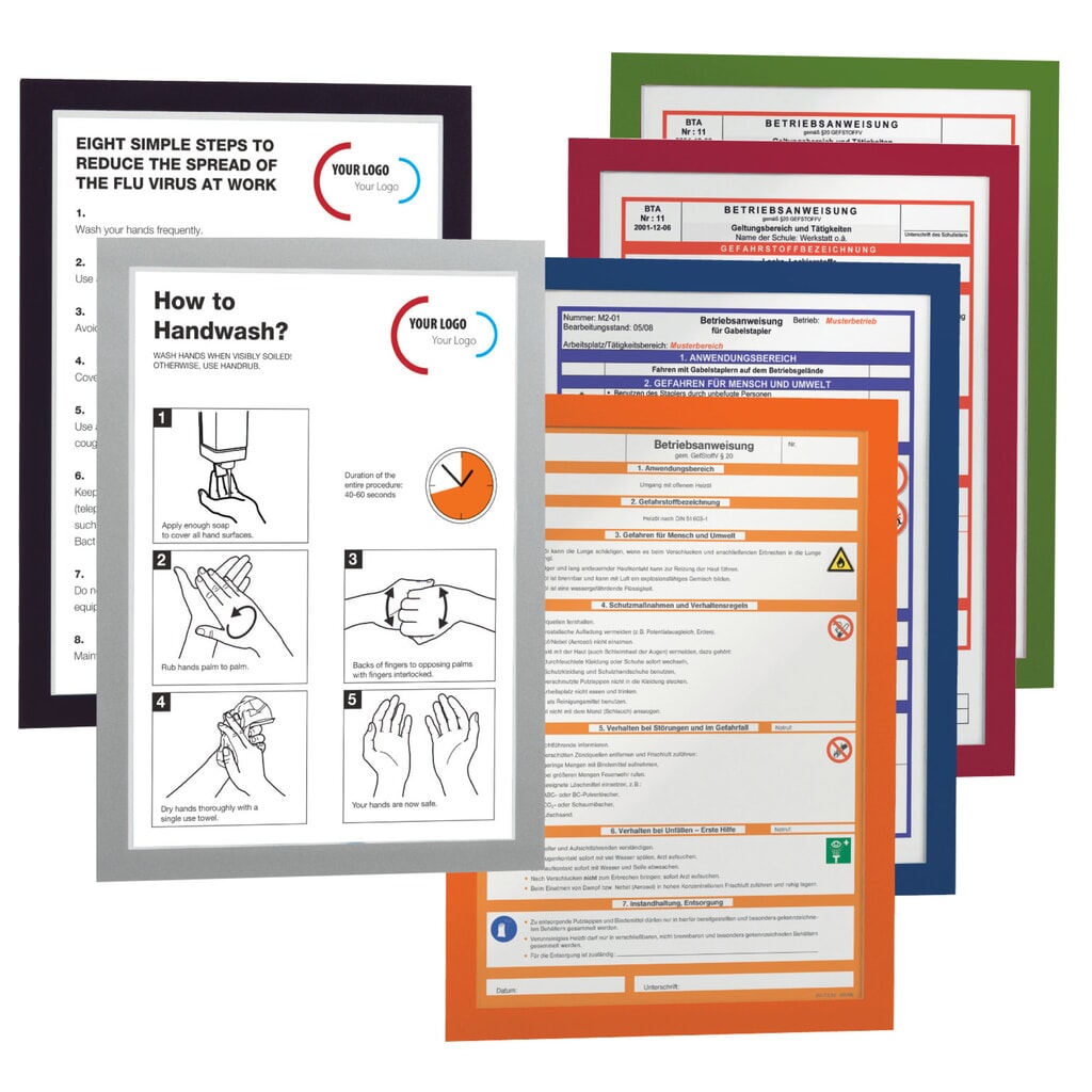 Product afbeelding: Infoframe DURABLE DURAFRAME®, zelfklevend, DIN A3, zwart