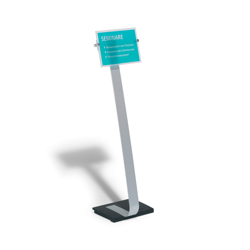 Informatiestandaard DURABLE Crystal Sign met acrylplaat, A4 Productafbeelding nr. 2: Informatiestandaard DURABLE Crystal Sign met acrylplaat, A4