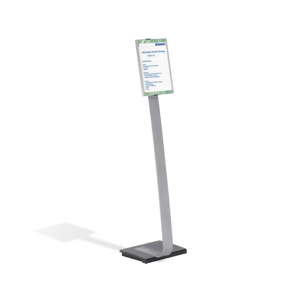 Informatiestandaard DURABLE Info Sign met aluminium plaat, A4 Product afbeelding: Informatiestandaard DURABLE Info Sign met aluminium plaat, A4