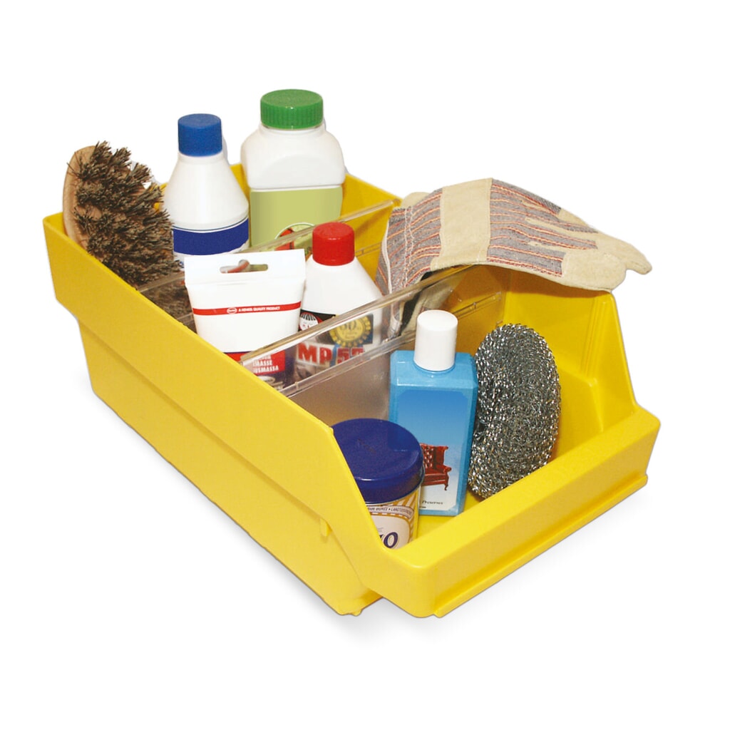 Inkijkbare magazijnbakken XXL, hxbxd 150 x 240 x 400 mm, blauw Productafbeelding nr. 4: Inkijkbare magazijnbakken XXL, hxbxd 150 x 240 x 400 mm, blauw