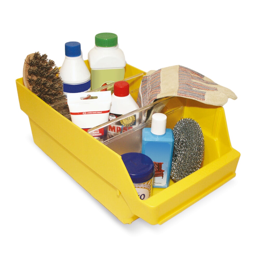 Inkijkbare magazijnbakken XXL, hxbxd 150 x 240 x 400 mm, blauw Product afbeelding: Inkijkbare magazijnbakken XXL, hxbxd 150 x 240 x 400 mm, blauw