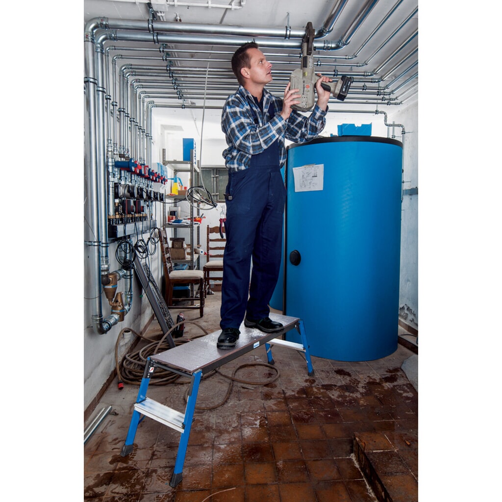Inklapbaar werkplatform KRAUSE® uit aluminium, stahoogte 0,45 m Productafbeelding nr. 5: Inklapbaar werkplatform KRAUSE® uit aluminium, stahoogte 0,45 m