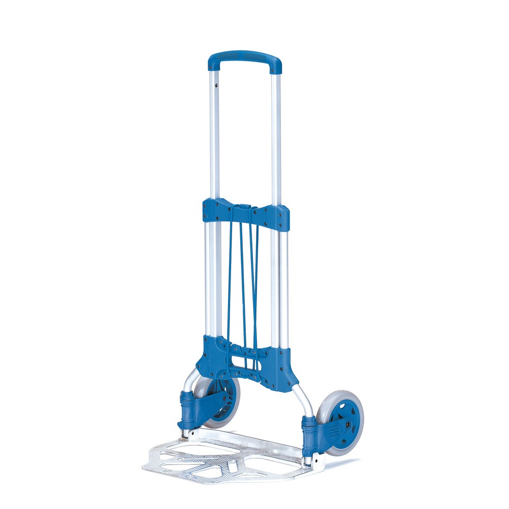 Product afbeelding: Inklapbare aluminium steekwagen fetra®, draagvermogen 125 kg, steekplaat bxd 480 x 320 mm