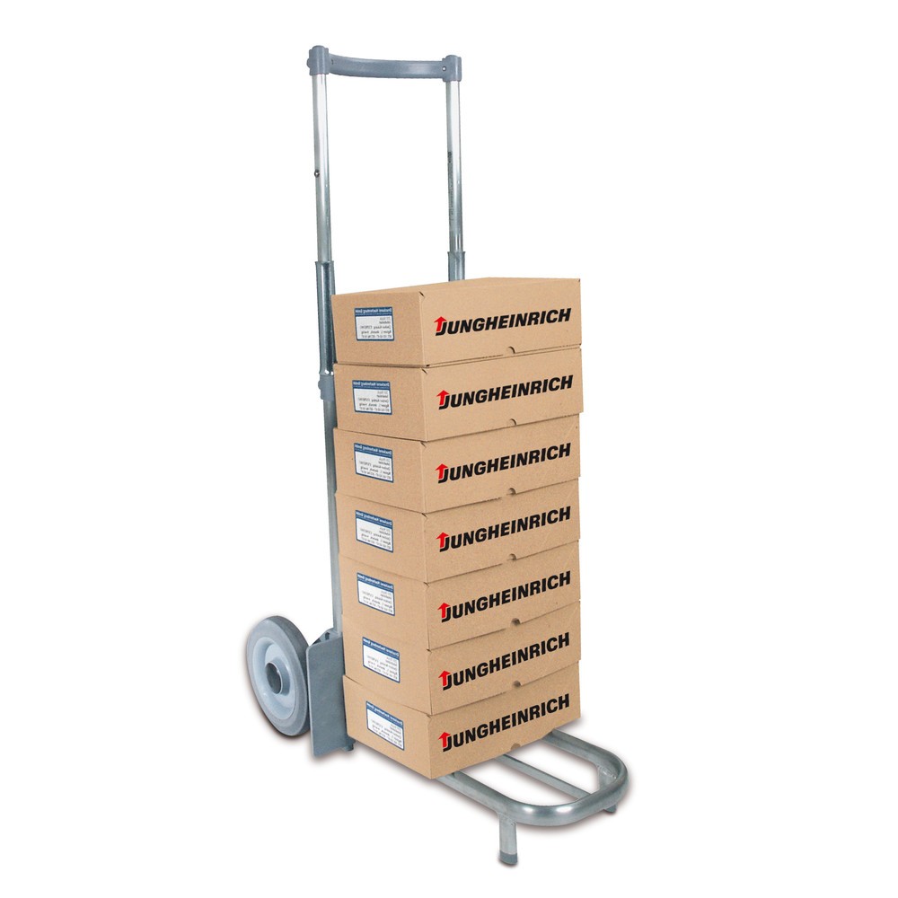 Productafbeelding nr. 2: Inklapbare steekwagen EXPRESSO van aluminium, cap. 100 kg, centrisch + steek inklapbaar, steek bxd 220 x 425 mm