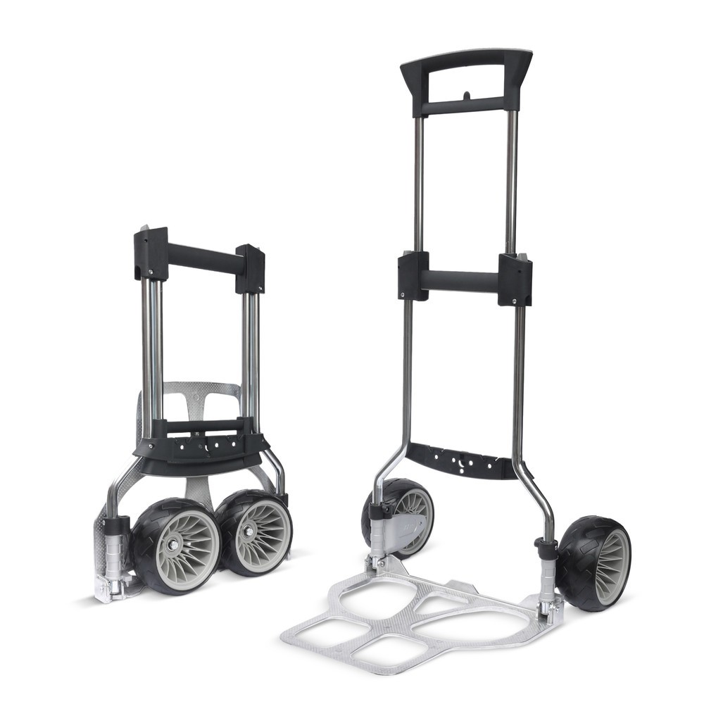 Product afbeelding: Inklapbare steekwagen RuXXac®-cart Cross, capaciteit 100 kg, schep bxd 480 x 410 mm